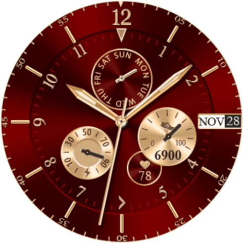 Glossy Classic Watch Face