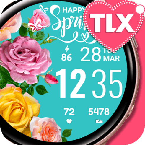 Happy Spring Watch Face