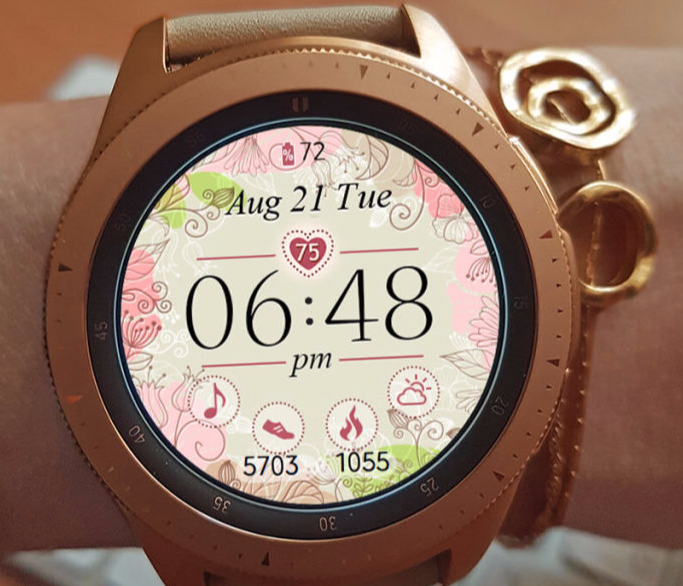 Lady Summer watch face